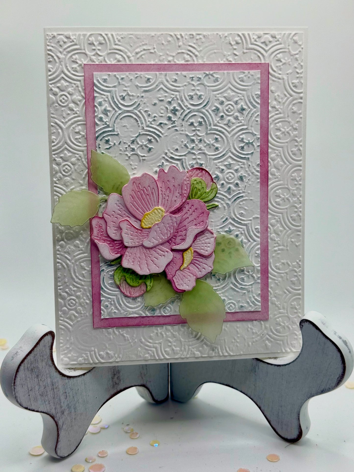 Pink Roses Any Occasion card