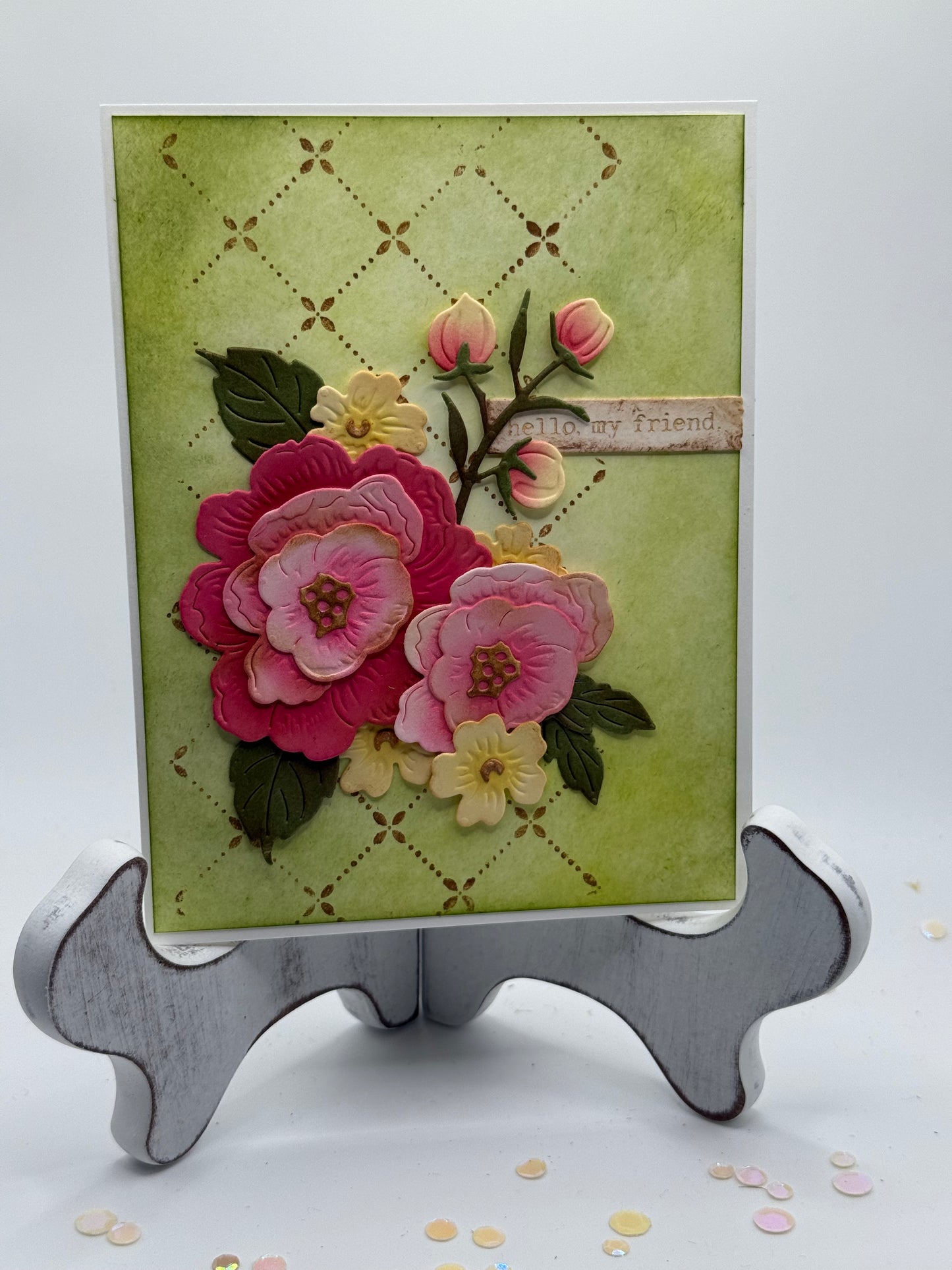 Lovely Vintage Florals Any occasion card