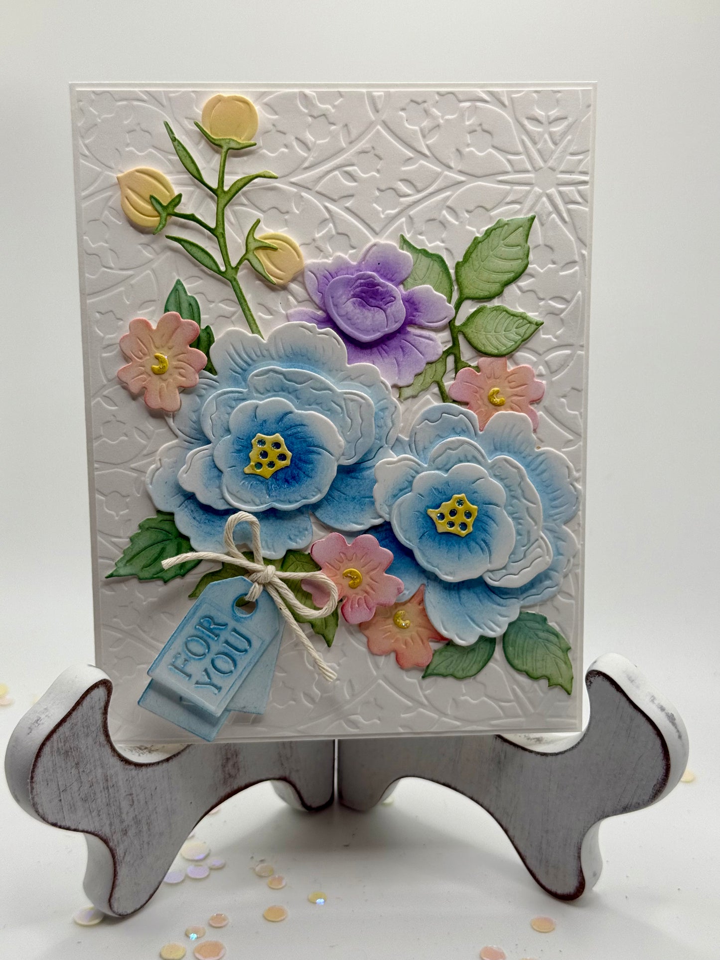 Just For You Bouquet of pastel flowers