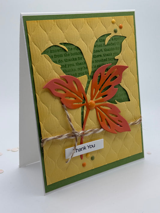 Double basil leaf thank you