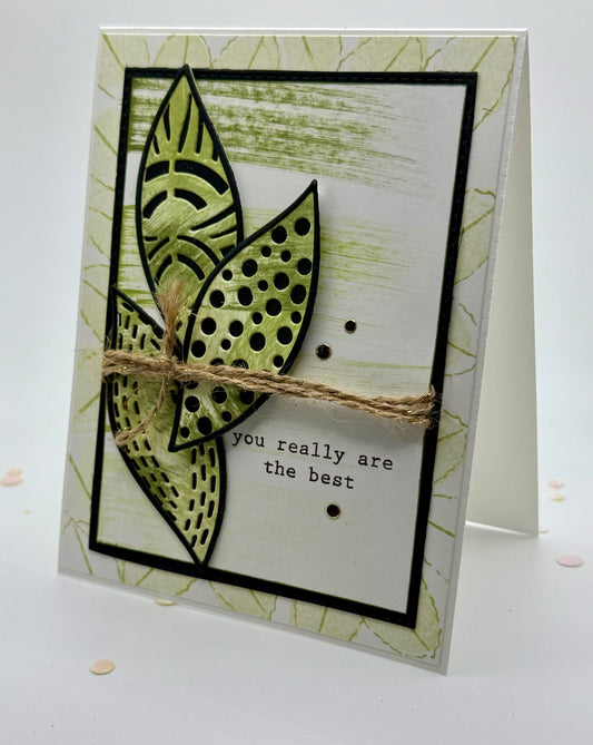 Green Leaves with twine