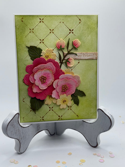 Lovely Vintage Florals Any occasion card