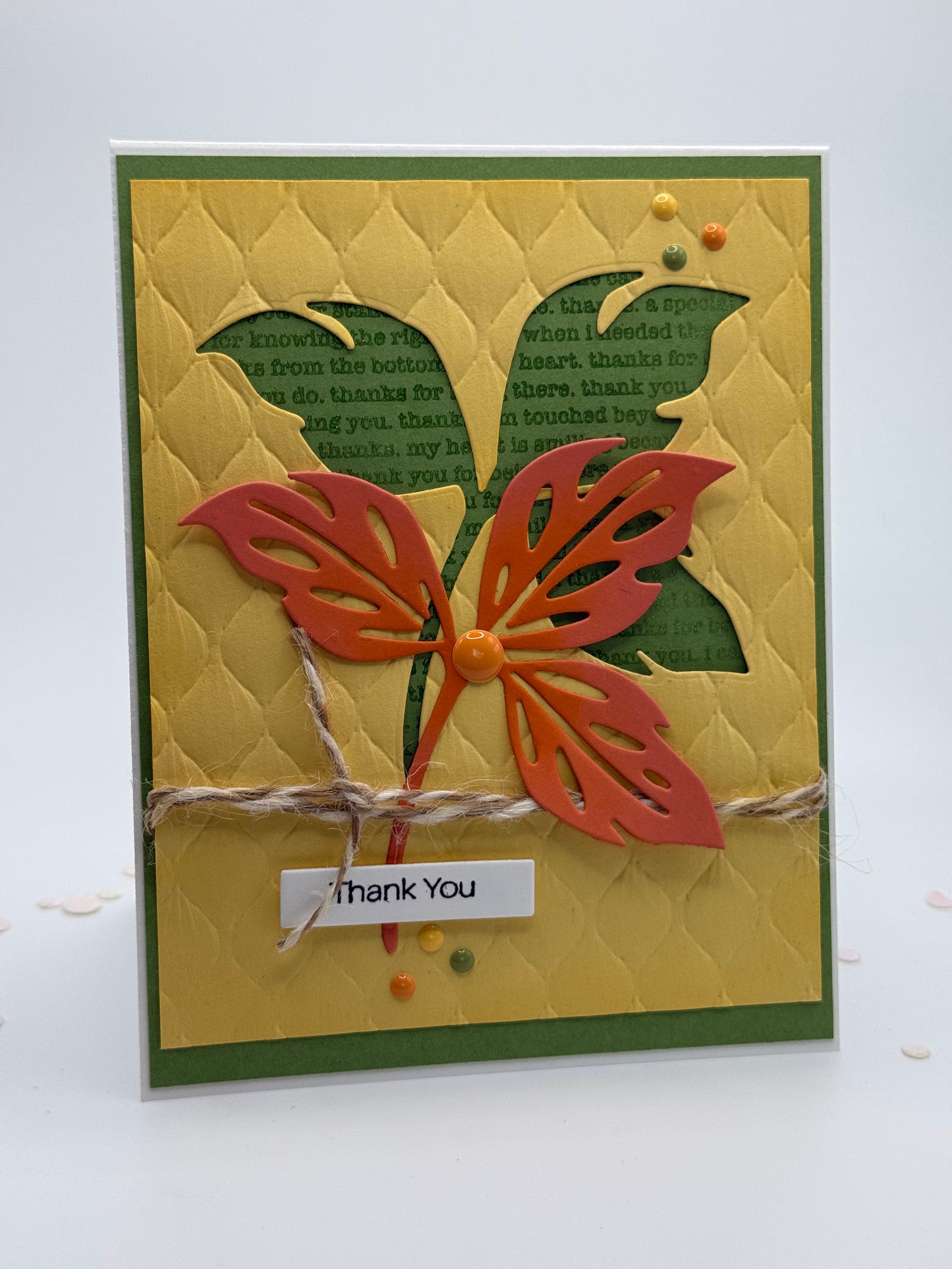 Double basil leaf thank you