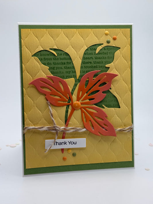 Double basil leaf thank you