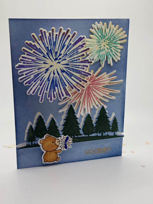 Hooray! Fireworks!