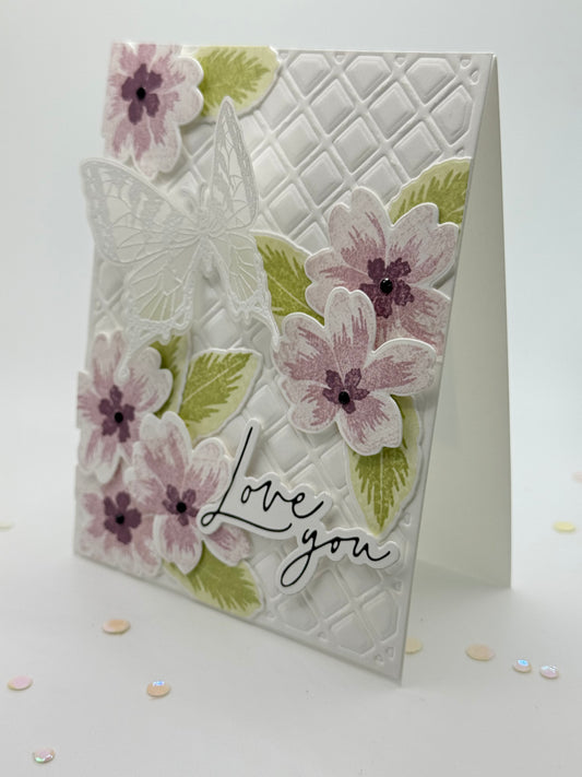 Love you Butterfly card